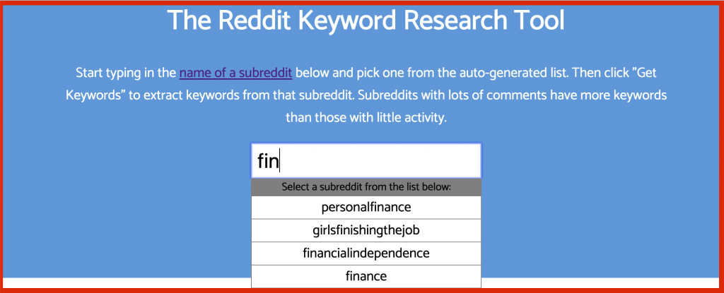 keyworddit keyword research tool